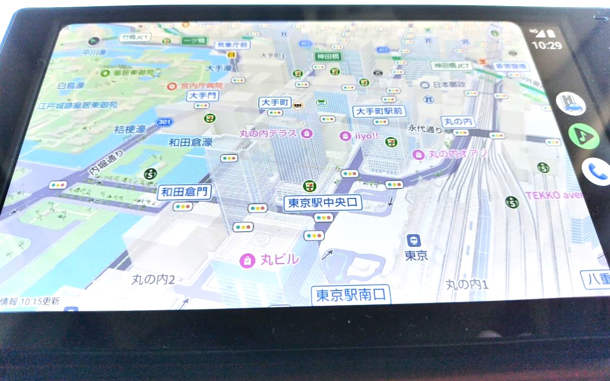 カーナビ画面