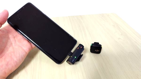 レシーバーをスマートフォンは直接接続2