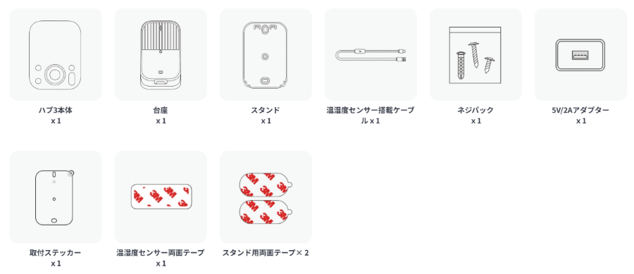 パッケージ内容