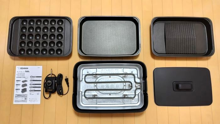 象印ホットプレート(EA-KJ30-BA)附属品