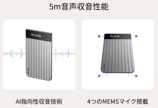 集音力 (マイク4基5m)