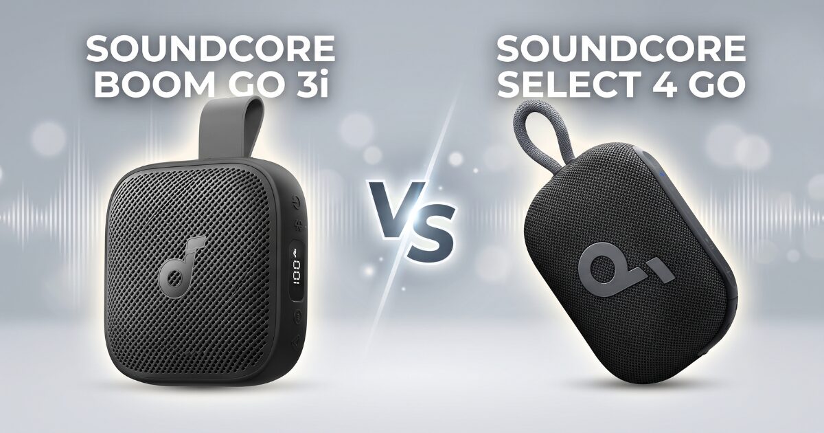 【Anker】Soundcore Boom Go 3iとSelect 4 Goを比較!どっちを買うべき?性能差と選び方を解説